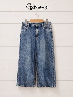 R JEANS – Wide-Leg Denim – Size 28